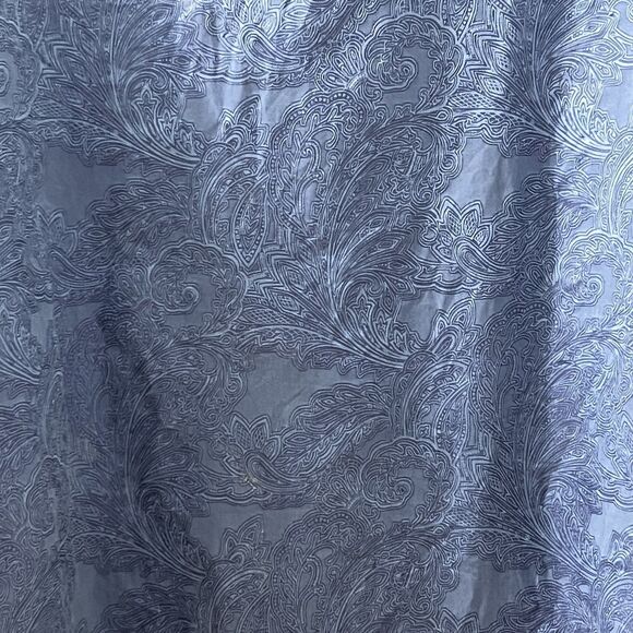 Robert Graham Blue Paisley Button Down Shirt Cotton Skull Flip Cuff Men's SZ XL - Picture 11 of 12